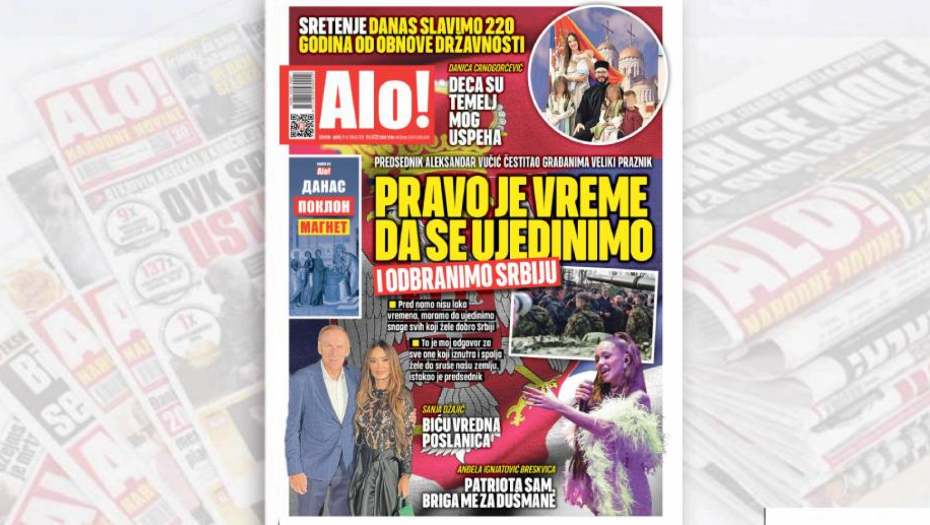 PRAVO JE VREME ZA POKRET ZA NAROD I DRŽAVU! Predsednik Vučić čestitao građanima veliki praznik