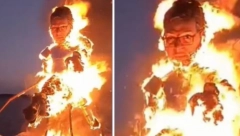 PLJAS, ŠAMARČINA ZA HRVATE POSLE PALJENJA LUTKE SA VUČIĆEVIM LIKOM Njihovi ih potkačili "Ogavno i monstruozno!"