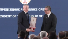 Aleksandar Vučić odlikovao Košarkaški savez Srbije Karađorđevom zvezdom