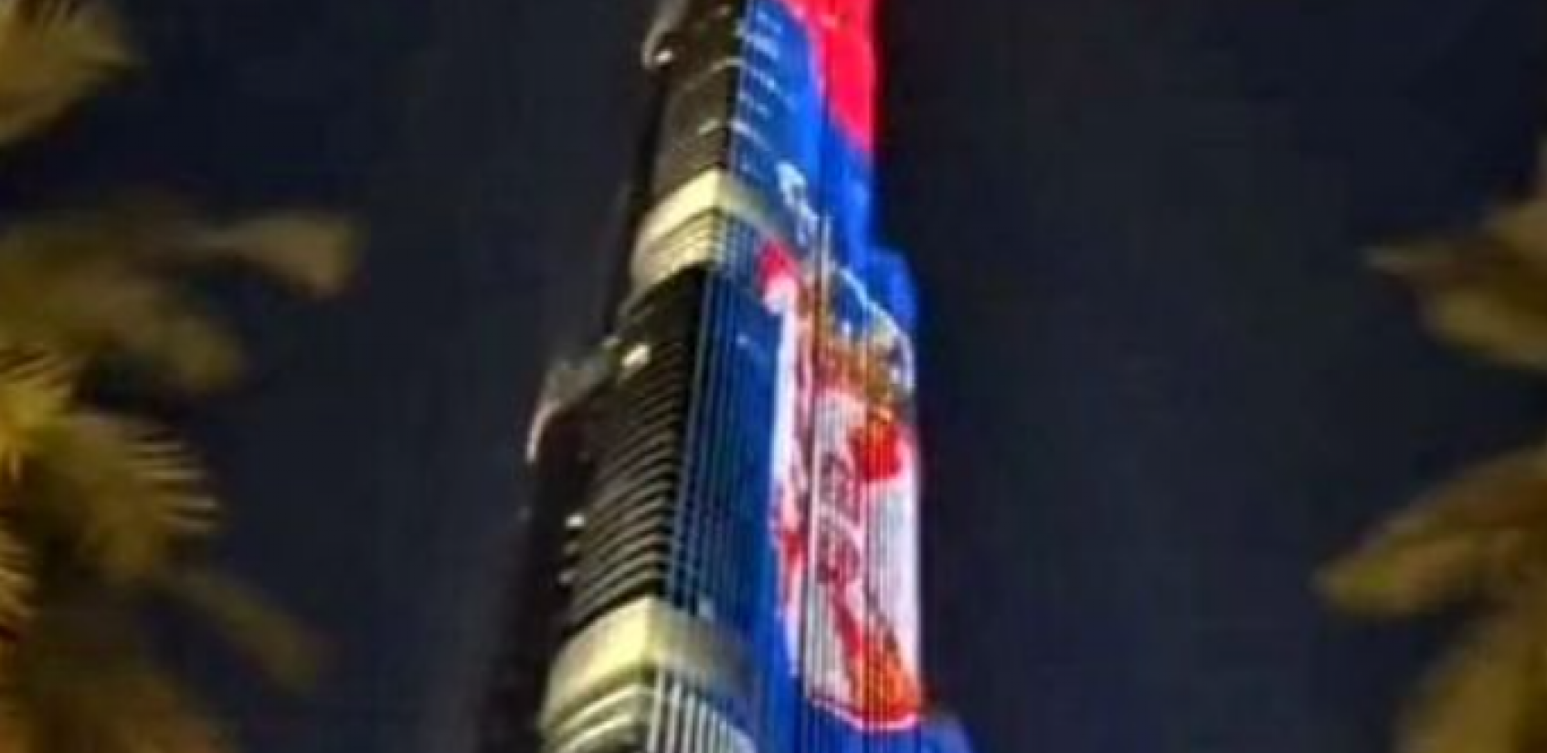 NA NAJVEĆOJ ZGRADI NA SVETU OSVANULA SRPSKA ZASTAVA Vučić podelio veličanstven snimak (FOTO)
