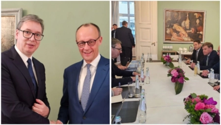 SRBIJA OSTAJE OZBILJAN, ODGOVORAN I POUZDAN PARTNER Vučić se sastao sa Mercom i Vadefulom