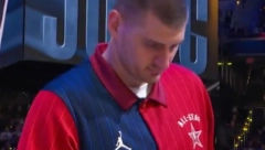 JOKIĆ SE LUDO ZABAVIO Srbin nije hteo da zapinje u večeri kada je ludim trojkama srušen jedan ozbiljan rekord