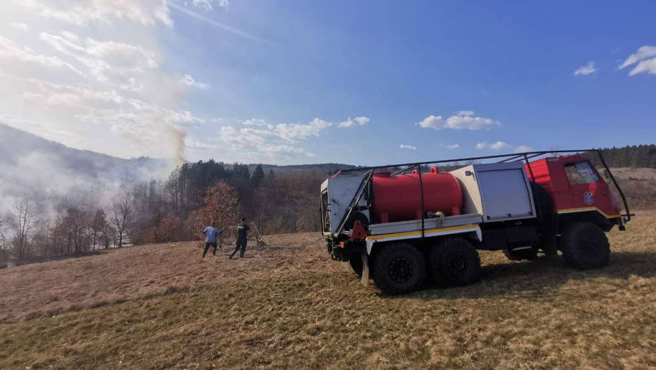 IZGORELO 3 HEKTARA ŠUME Veliki požar kod Ljubovije, jak vetar i nepristupačan teren ometali vatrogasce u gašenju (FOTO)