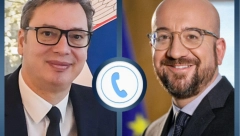 BUDUĆI PLANOVI ZA KiM I ZAPADNI BALKAN Vučić razgovarao sa predsednikom Evropskog saveta Šarlom Mišelom