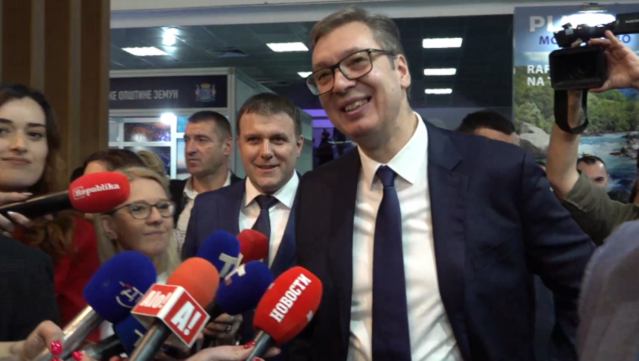BEOGRAD NOSILAC RAZVOJA, ZA SVE ZASLUŽAN EKSPO Vučić na Sajmu turizma: Mnogo smo uradili, ali nisam još zadovoljan (FOTO/VIDEO)