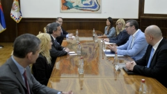 DOBAR SASTANAK, RAZGOVARALI SMO O BROJNIM TEMAMA Vučić se sastao sa predstavnicima Američko-jevrejskog komiteta