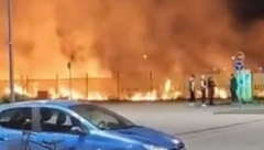 VELIKI POŽAR U SOMBORU Zastrašujući snimak sa lica mesta (VIDEO)