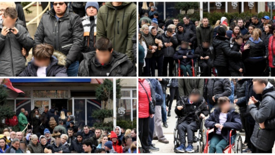 KURTI, GDE ĆE TI DUŠA? NOVE POTRESNE SCENE NA KiM - Osobe sa invaliditetom i roditelji dece sa smetnjama u razvoju čekaju na isplatu