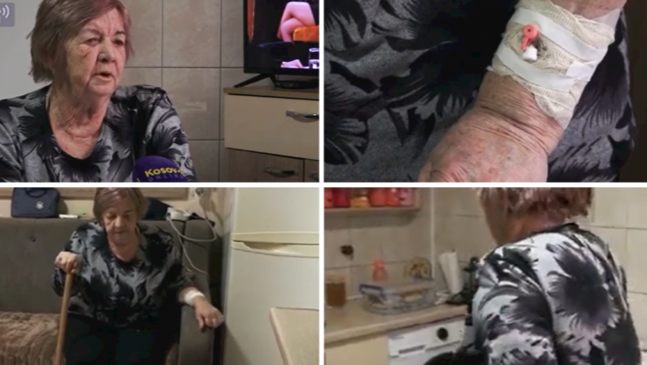 "HOĆE DA NAS IZGLADNJUJU" Dušanka iz Severne Mitrovice je slika i prilika patnje starih i bolesnih na KiM, njena poruka kida dušu