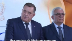 JOKIĆ O TRANSPARENTIMA PROTIV DODIKA U PODGORICI: Očigledno izazivanje nacionalne netrpeljivosti