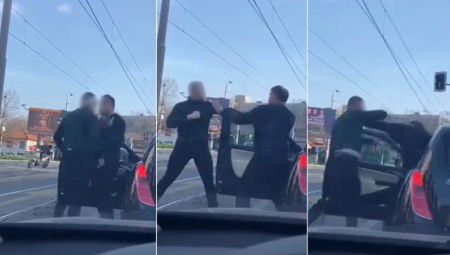 SEVALE PESNICE U CENTRU BEOGRADA Žestoka makljaža dvojice muškaraca (VIDEO)