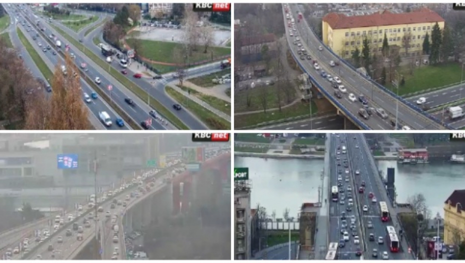 NA MOSTOVIMA JE HAOS, NA ZELENJAKU ČEP Evo kakva je jutros situacija na svim kritičnim BG tačkama! (FOTO)