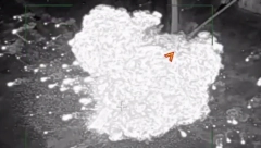 RUSI RAZNELI UKRAJINSKI DRON Sve je gorelo na frontu (FOTO)