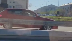 ŽENA VOZI U SUPROTNOM SMERU Snimak opasne vožnje zabeležen na Novom Beogradu (VIDEO)