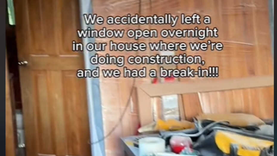 RENOVIRALI KUĆU PA ZABORAVILI DA ZATVORE PROZOR A onda im se preko noći ušunjao on! (VIDEO)