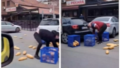 KO ĆE DANAS JESTI OVAJ HLEB? Snimak iz Zemuna zgrozio javnost