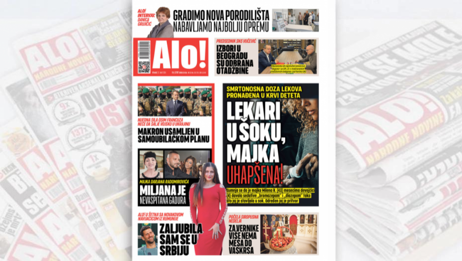 LEKARI ŠOKIRANI, MAJKA UHAPŠENA! Smrtonosna doza lekova pronađena u krvi deteta