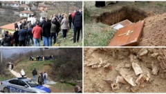 NI MRTVIMA NISU DALI MIRA NA KiM Na groblje u Kosovskoj Mitrovici vraćeni ostaci pokojnika koje je iskopao albanski investitor