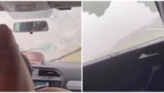 GRAD VELIČINE PESNICE IM RAZLUPAO VOZILO U agoniji su ispuštali JEZIVE KRIKE (VIDEO)