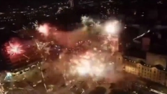 "SVI NA SEVER" Navijači Zvezde usred noći "zapalile" Beograd i pozvali sve na stadion (VIDEO)