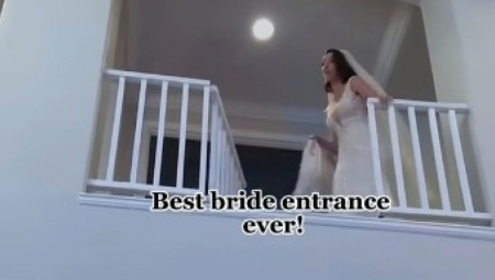 ŠTA JE OVO LJUDI MOJI? Mlada zaprepastila goste ulaskom na venčanje! (VIDEO)