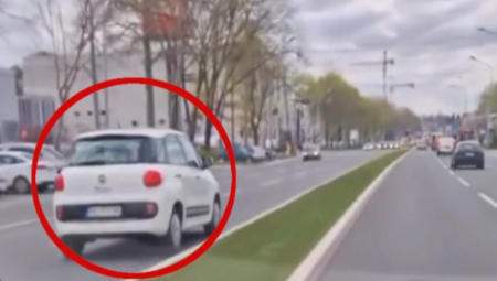 STRAH I JEZA NA ULICAMA BEOGRADA Ako ga vidite da ovako vozi, čuvajte se! (VIDEO)