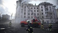 RUSI NAPALI HARKOV Povređene tri osobe