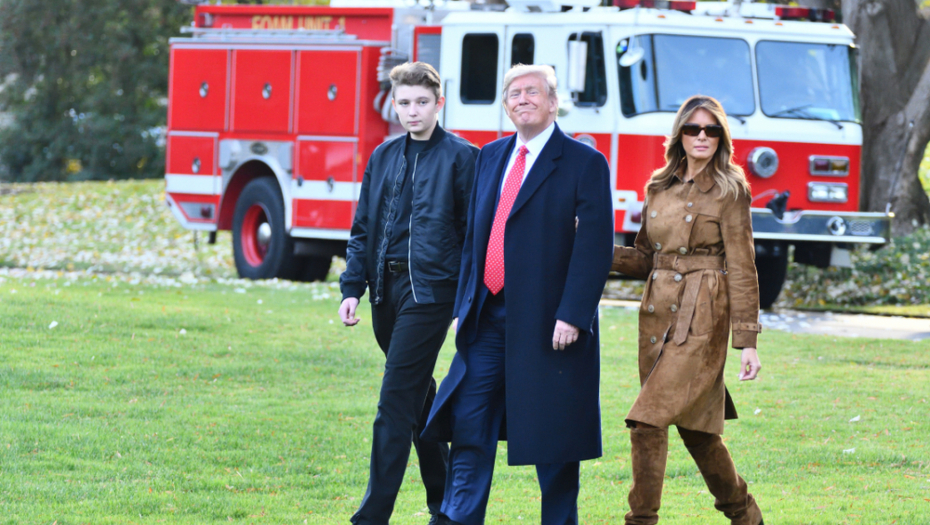 DONALD TRAMP: Melanija igra ključnu ulogu u kampanji, dok Baron može da odredi ishod izbora