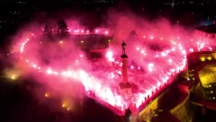 BEOGRAD POKAZAO DA PAMTI SRCEM Tačno u ponoć, zasvetlela je Beogradska tvrđava! Slava žrtvama NATO agresije! (VIDEO)