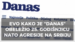 ČIJE STE VI NOVINE? SRPSKE, NATO ILI ALBANSKE? Evo kako je “Danas” obeležio 25. godišnjicu agresije na Srbiju (VIDEO)