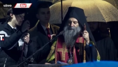 NEVINA KRV JE PADALA 1999 - PAMTIMO PROŠLOST, IDEMO ODLUČNO U BUDUĆNOST Patrijarh Porfirije poslao moćnu poruku iz Prokuplja