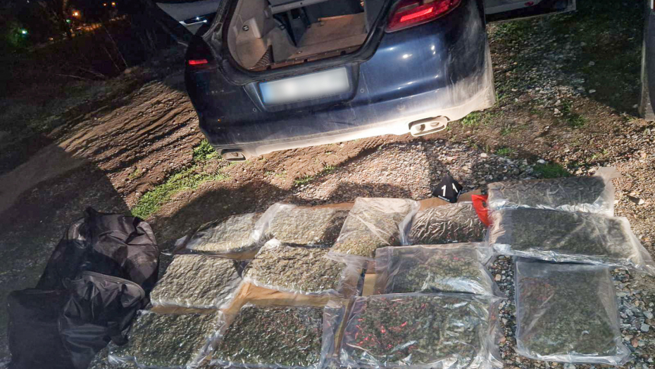 PRESEČEN LANAC DILERA  Policija zaplenila 52 kilograma marihuane