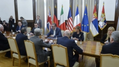 Počeo sastanak predsednika Vučića sa ambasadorima zemalja Kvinte (FOTO)