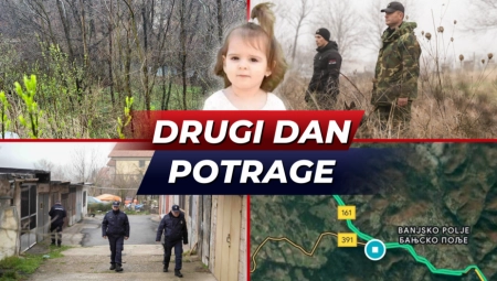 ČEŠLJANJE TERENA OBUSTAVLJENO POSLE 27 SATI Saslušani roditelj, MUP: Devojčica nije na ovom području (FOTO)