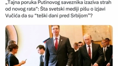 ANTIDRŽAVNI NASLOVI OPOZICIONIH MEDIJA KOJIMA ŽELE DA PORUČE: Ako dođe do bilo kakvog rata, uvek ce Srbija biti kriva!