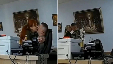 AFERA TRESE KIJEV Ukrajinski zapovednik snimljen sa dve koleginice u akciji! (VIDEO)