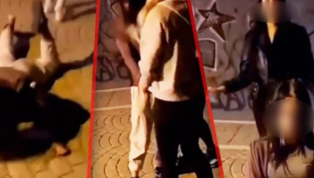 TUKU I ŠUTIRAJU MALOLETNICU DOK KLEČI Jezive scene nasilja potresle ceo region! (UZNEMIRUJUĆI SNIMAK)