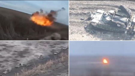 JURIŠ U SMRT Prvi snimci bitke kod Tonenke, Ukrajinci dočekali Ruse na malom putu, posledice su katastrofalne (VIDEO)