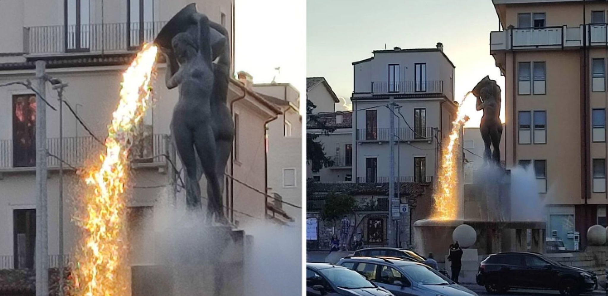 ČUDO BOŽJE! Lava potekla iz fontane! Da li je ovo ZNAK? (FOTO)