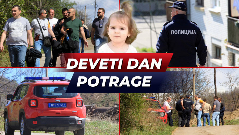 FORENZIČARI NA TRAGU NEČEGA? Tražili su nešto po zemlji na 100 metara od mesta gde je nestala Danka!