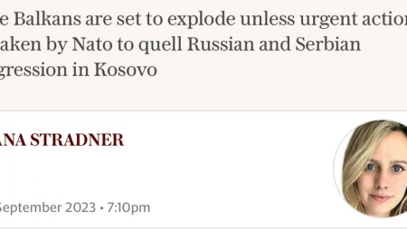 MALA MADLEN OLBRAJT PONOVO TRUJE PROTIV SRBIJE  Ivana Stradner se u mržnji prema Vučiću potpuno pogubila, bedni tekstovi zgrozili javnost