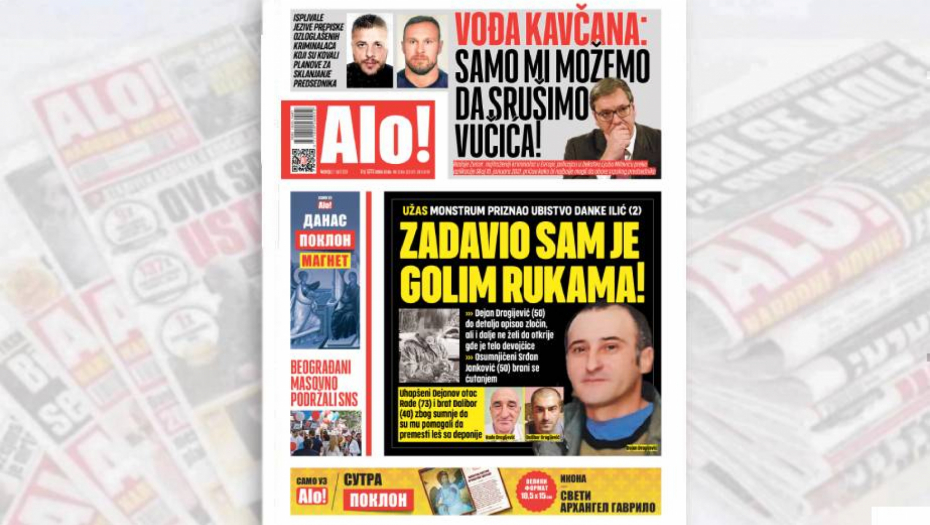 UŽAS! Monstrum priznao ubistvo Danke Ilić (2): Zadavio sam je golim rukama!