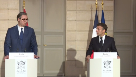 TO JE PITANJE SUDBINSKOG OPSTANKA SRPSKOG NARODA NA KiM! Vučić u Parizu govorio o Kurtijevom zulumu