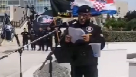 SKANDAL U SPLITU Uz pokliče "za dom spremni" obeležena godišnjica osnivanja NDH