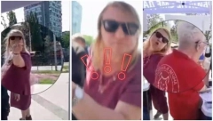 PSUJU, PRETE, ALI I UDARAJU Ovako se ponaša Srbija koja je "protiv nasilja", nemile scene u centru grada (VIDEO)