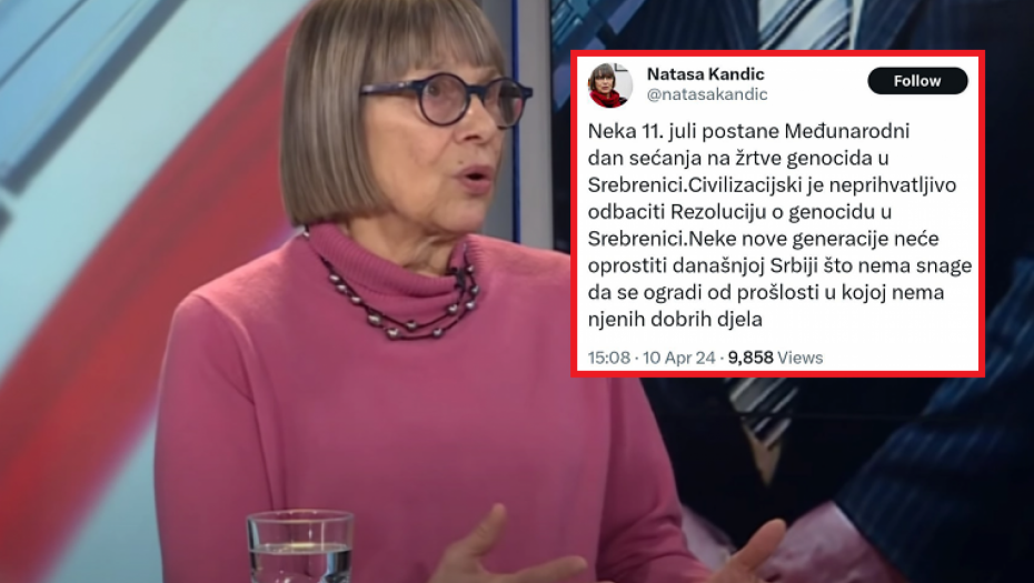 NATAŠA KANDIĆ PODRŽALA REZOLUCIJU O GENOCIDU Gledajte samo šta poručuje Vučiću - NE ODUSTAJE!