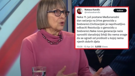 SAMO DA JE PROTIV SRBIJE I VUČIĆA Nataša Kandić pozvala sve da podrže rezoluciju o Srebrenici
