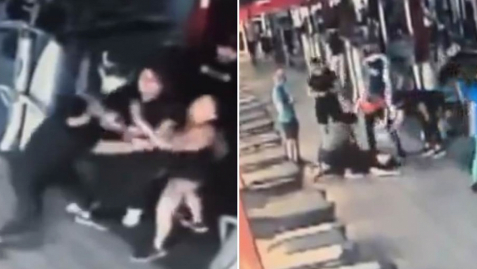 ODGRIZLA JOJ PRST NAKON SVAĐE! Krvnička tuča u teretani, kamera SVE snimila (VIDEO)