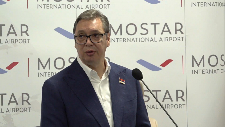 "OD BEOGRADA DO MOSTARA I NAZAD ZA 104 EVRA!" Sleteo avion Er Srbije, predsednik Vučić na prvom letu (VIDEO)