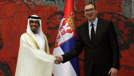 "OSEĆAJTE SE U BEOGRADU KAO KOD SVOJE KUĆE" Vučić primio akreditivna pisma novog ambasadora Ujedinjenih Arapskih Emirata (FOTO)